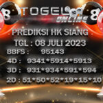 Prediksi Toto Online HK Siang Sabtu 08-Juli-2023