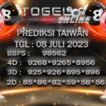 Prediksi Toto Online Taiwan Sabtu 08-Juli-2023