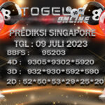 Prediksi Toto Online Singapore Minggu 09-Juli-2023