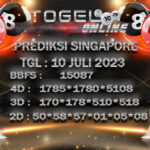 Prediksi Toto Online Singapore Senin 10-Juli-2023