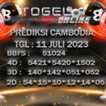 Prediksi Toto Online Cambodia Selasa11-Juli-2023