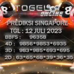 Prediksi Toto Online Singapore Rabu 12-Juli-2023