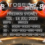 Prediksi Toto Online Sydney Jumat 14-Juli-2023