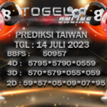 Prediksi Toto Online Taiwan Jumat 14-Juli-2023