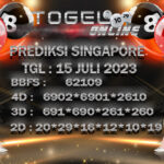 Prediksi Toto Singapore Online Sabtu 15-Juli-2023